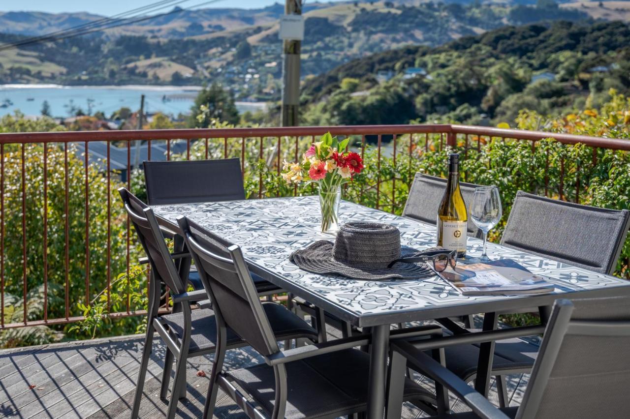 Rose On The Bay - Akaroa Holiday Home Exteriör bild
